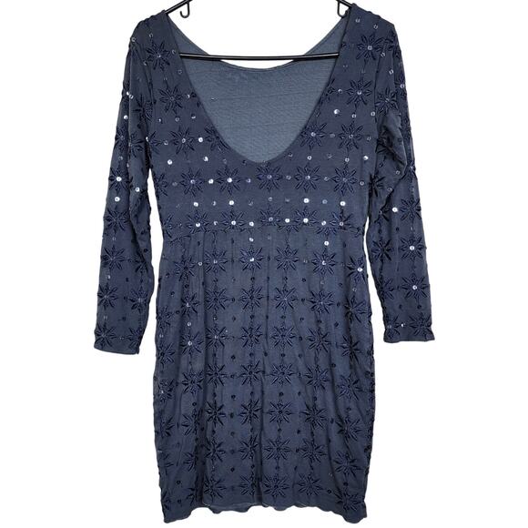 Free People Embroidered Sequin Bodycon Dress - Picture 5 of 8